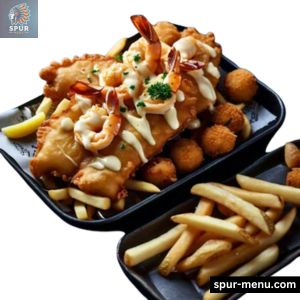 Spur Cheesy Garlic Prawn Hake