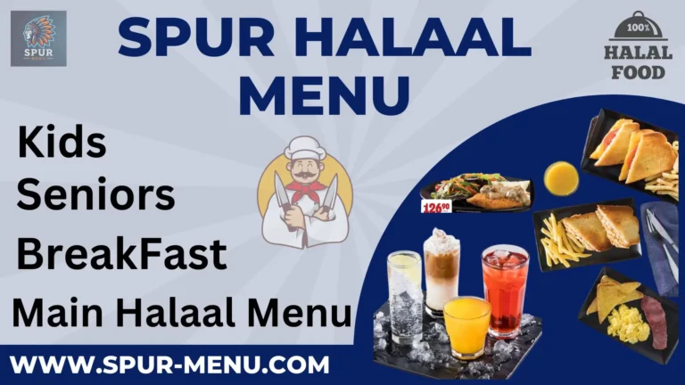 Spur Halaal Menu