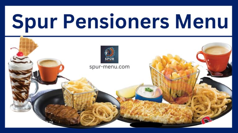 Spur Pensioners Menu