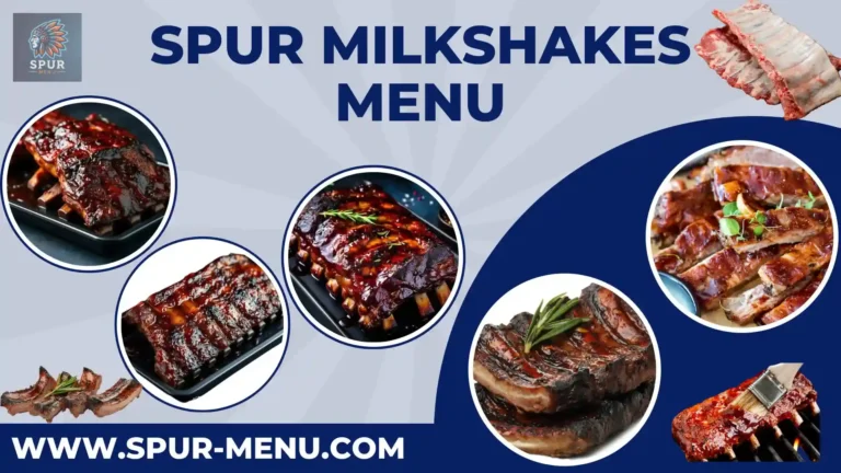 Spur Ribs Menu