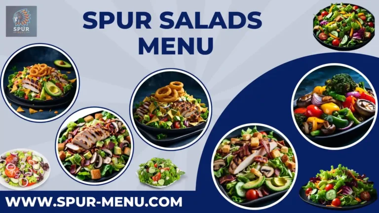 Spur Salads Menu