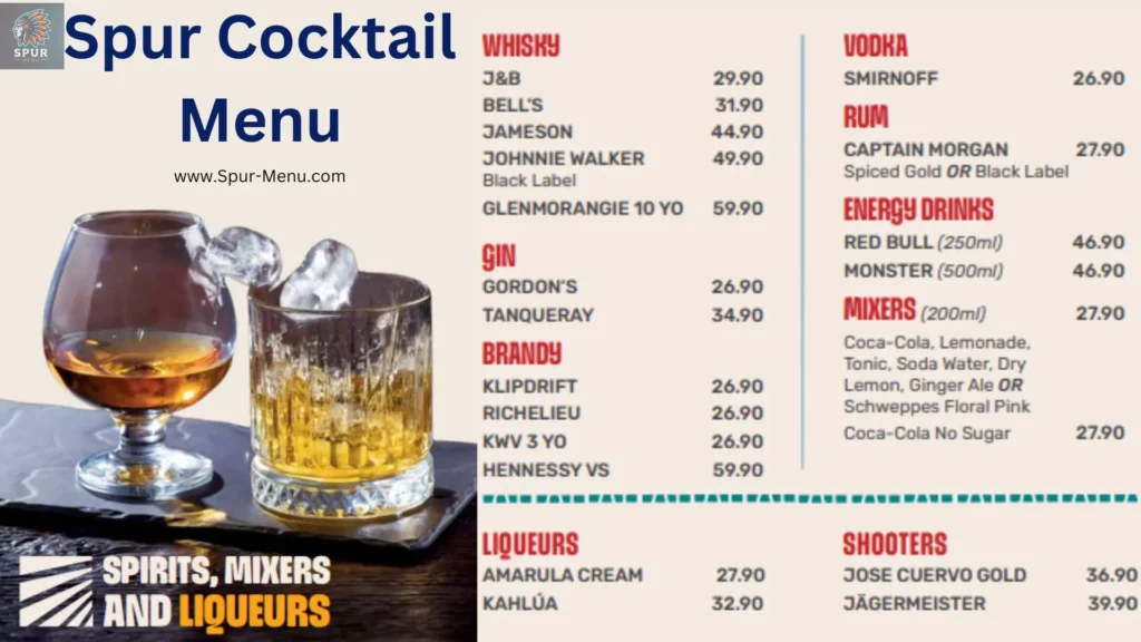 Spur Spirits, Mixers and Liqueurs