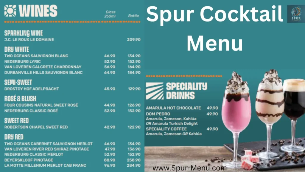 Spur Wine Menu 2025: Pairing Perfection