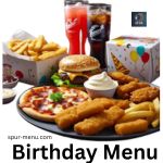 spur birthday menu